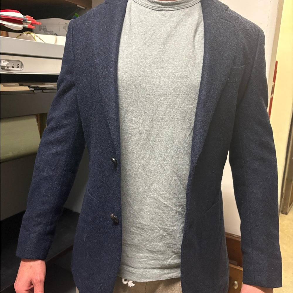 Suit Supply HAVANA NAVY JACKET (US/UK size 34, Size 44)